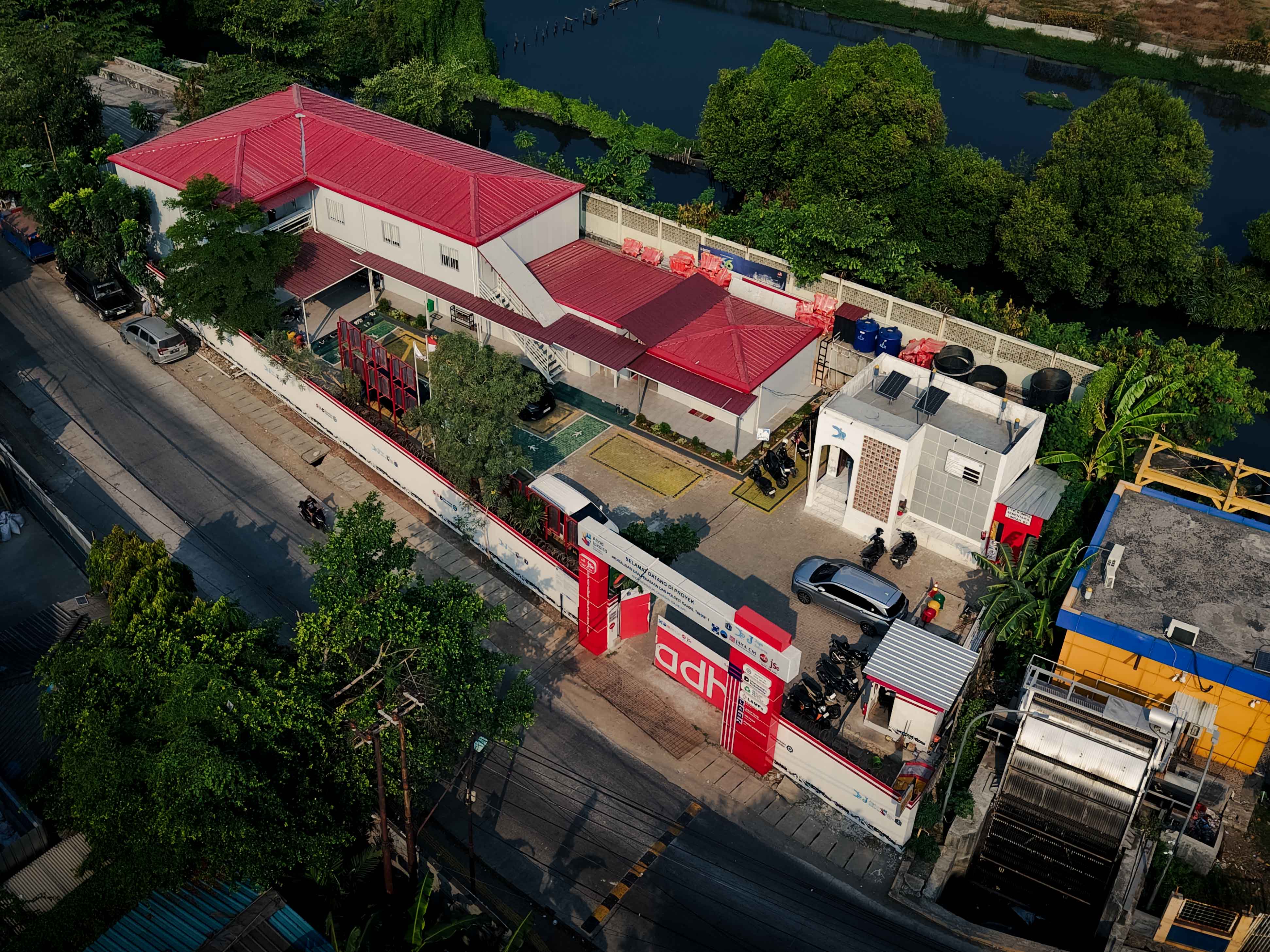 PT Lis Karya Das Polder Kamal Revitalization project view 1